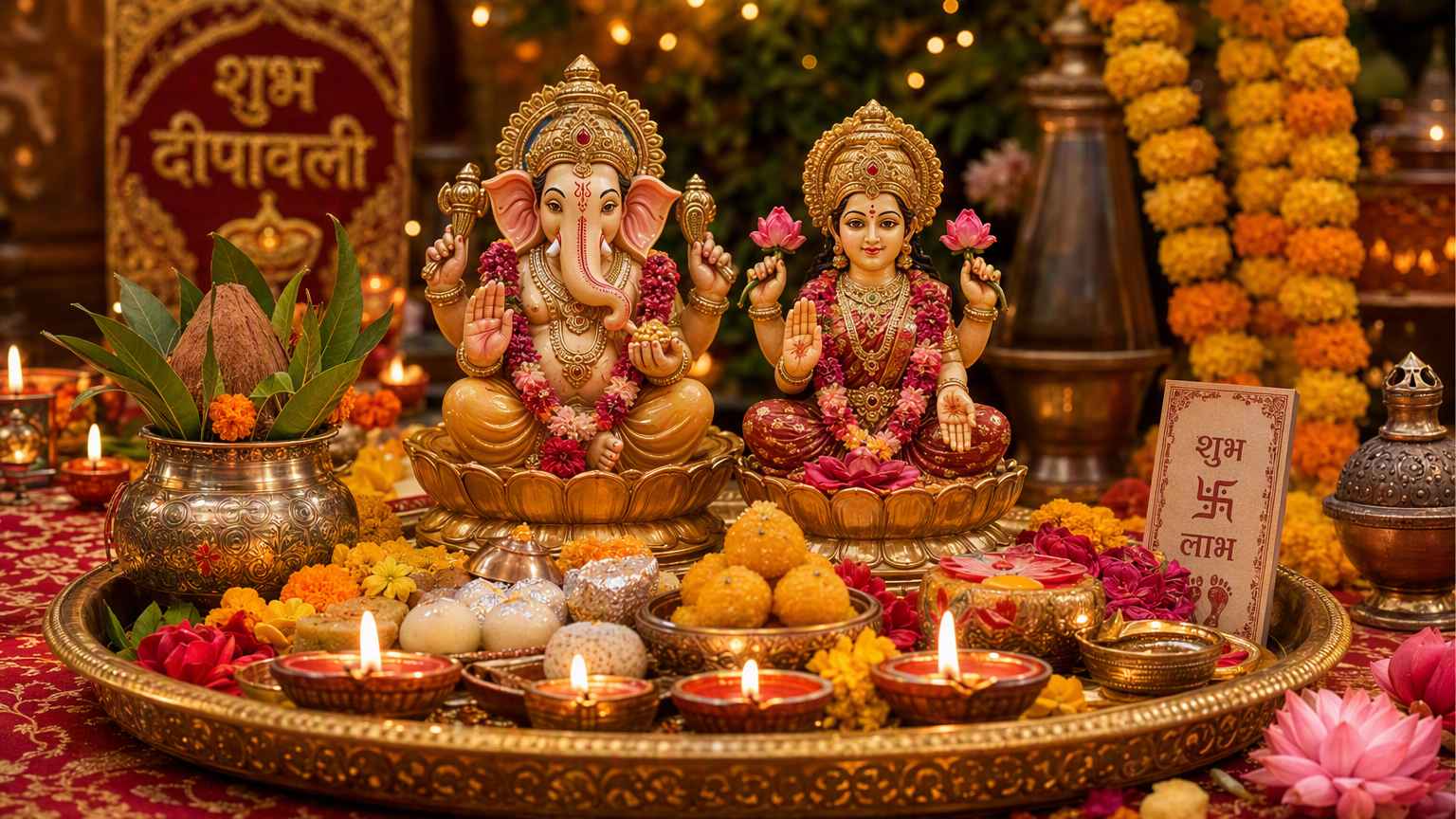 Diwali Puja in Bangalore - Lakshmi Ganesh worship