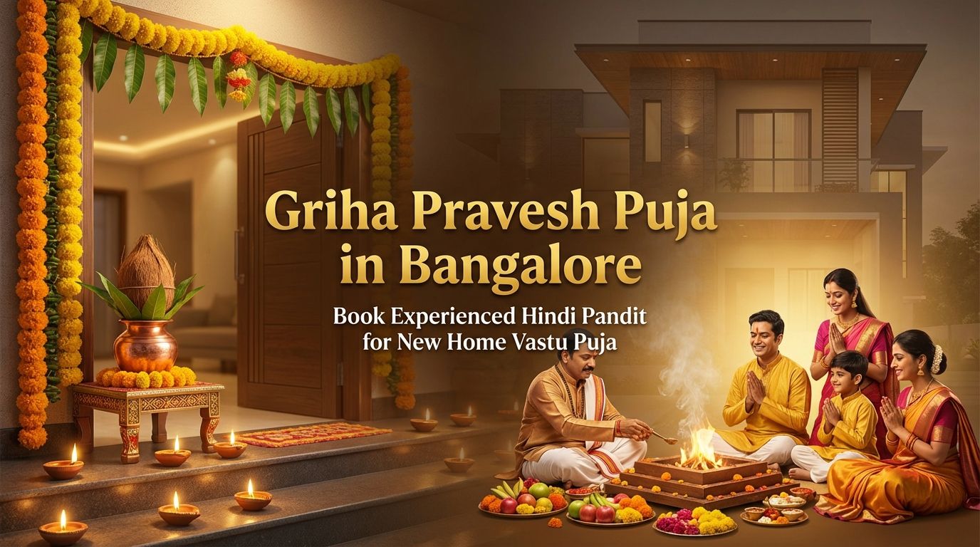 Griha Pravesh Puja setup