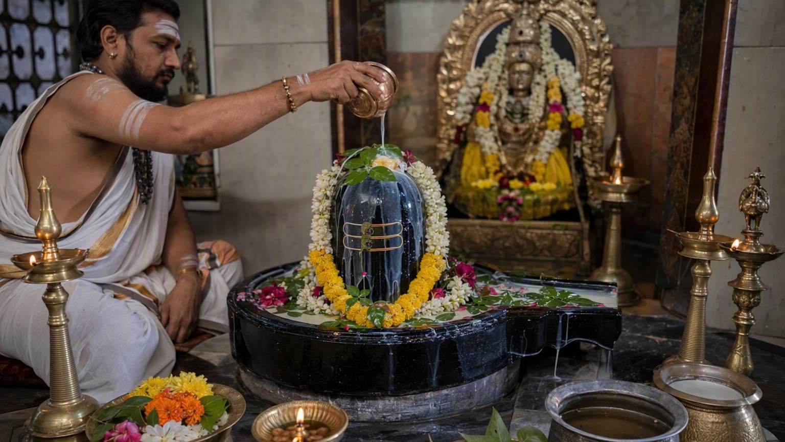 Rudrabhishek Puja in Bangalore - Shiva abhishek and Rudra yajna